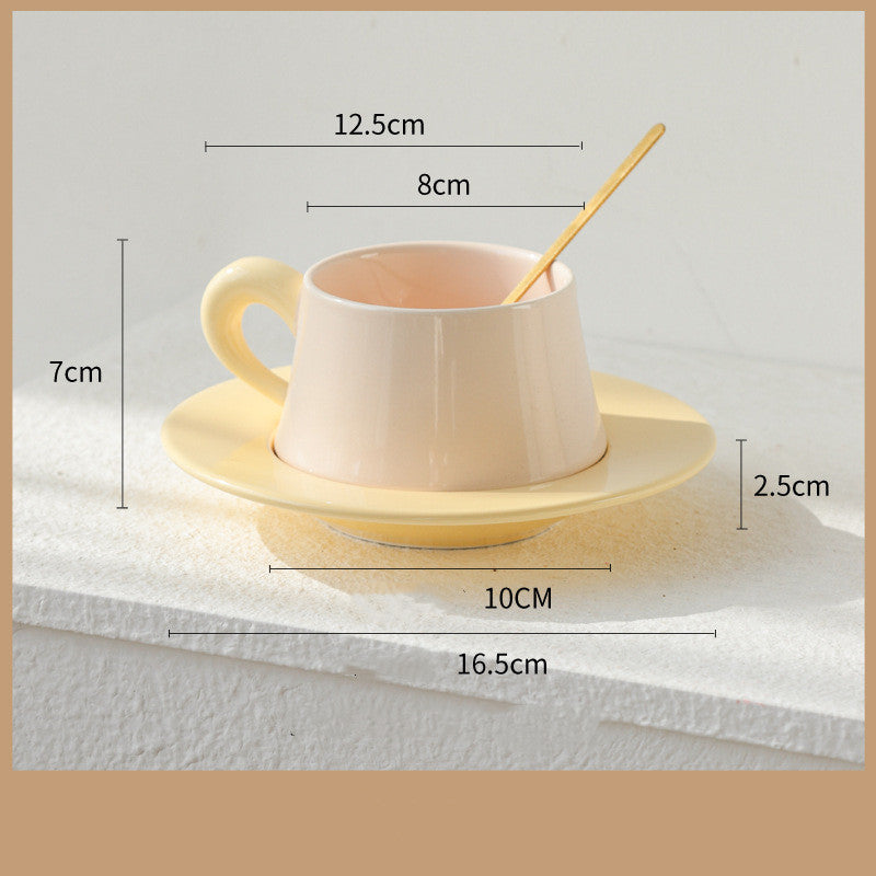 Elegant Everyday Ceramic Cup & Saucer Set