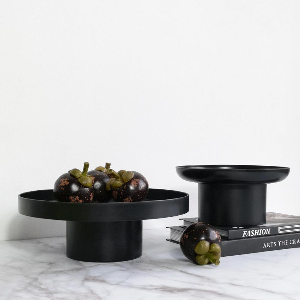 Home Modern Cake Wedding Black Fruit Plate