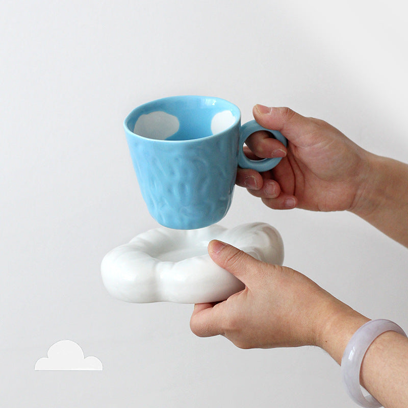 Artisan Blue Cloud Coffee Set