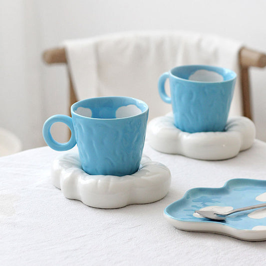 Artisan Blue Cloud Coffee Set