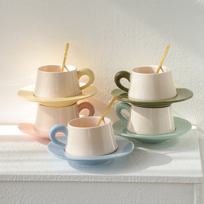 Elegant Everyday Ceramic Cup & Saucer Set