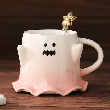 Halloween Cute Ghost Ceramic Cup