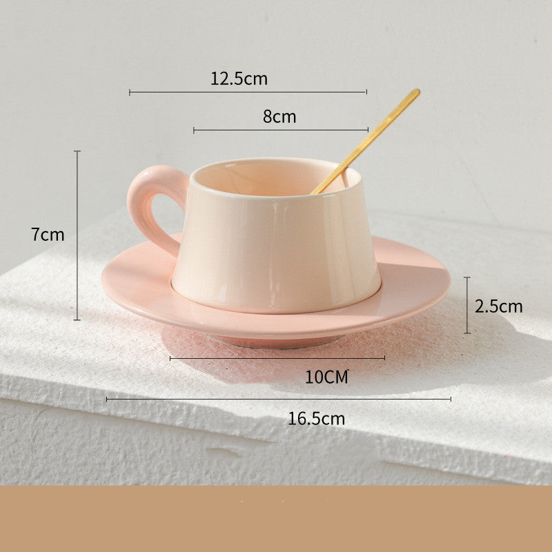 Elegant Everyday Ceramic Cup & Saucer Set