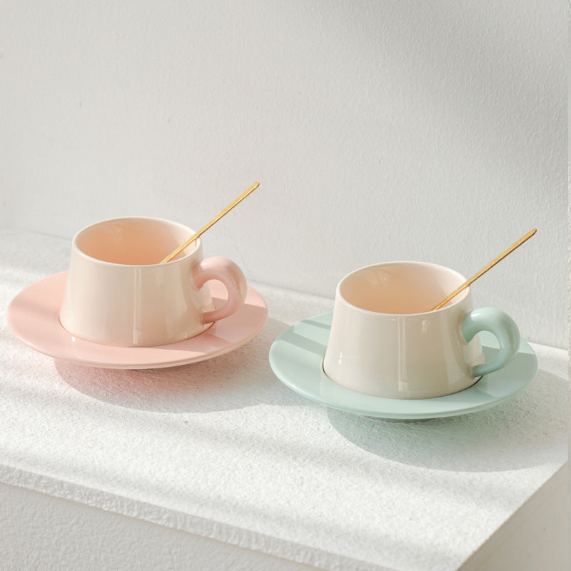 Elegant Everyday Ceramic Cup & Saucer Set