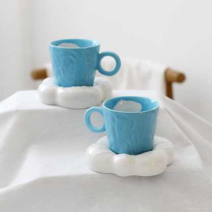 Artisan Blue Cloud Coffee Set