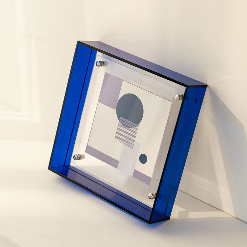 Mini Colorful Acrylic Photo Frame Table