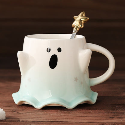 Halloween Cute Ghost Ceramic Cup