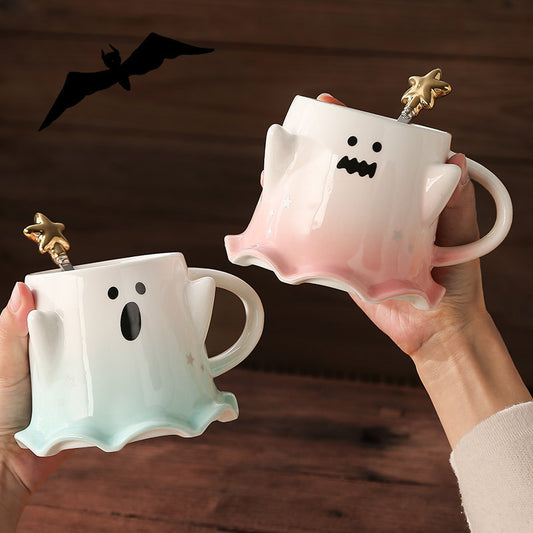 Halloween Cute Ghost Ceramic Cup