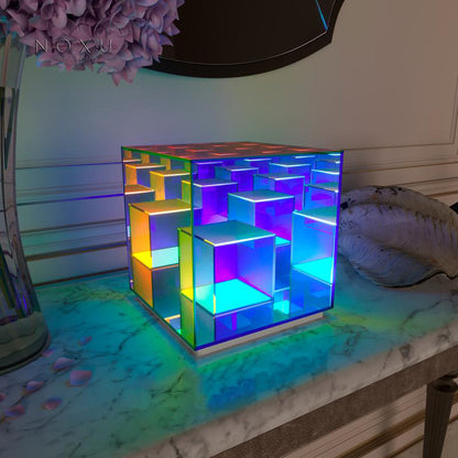 ColorGlow Acrylic LED Cube Lamp