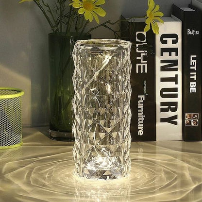 CrystalBloom LED Rose Table Lamp